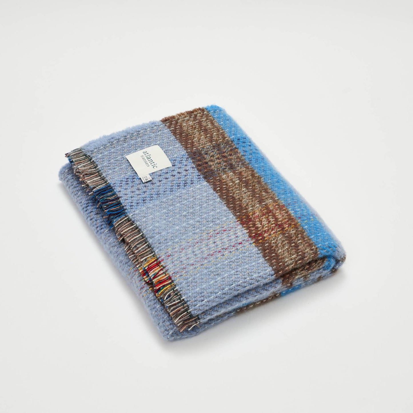 Multi Plaid Wool Blanket: Large 150 x 183cm