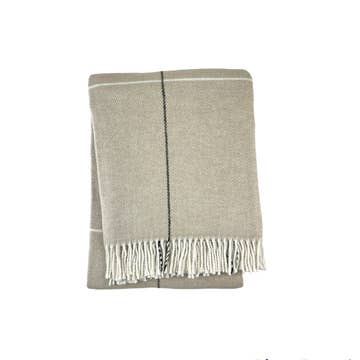 Windowpane Plaid Throw
