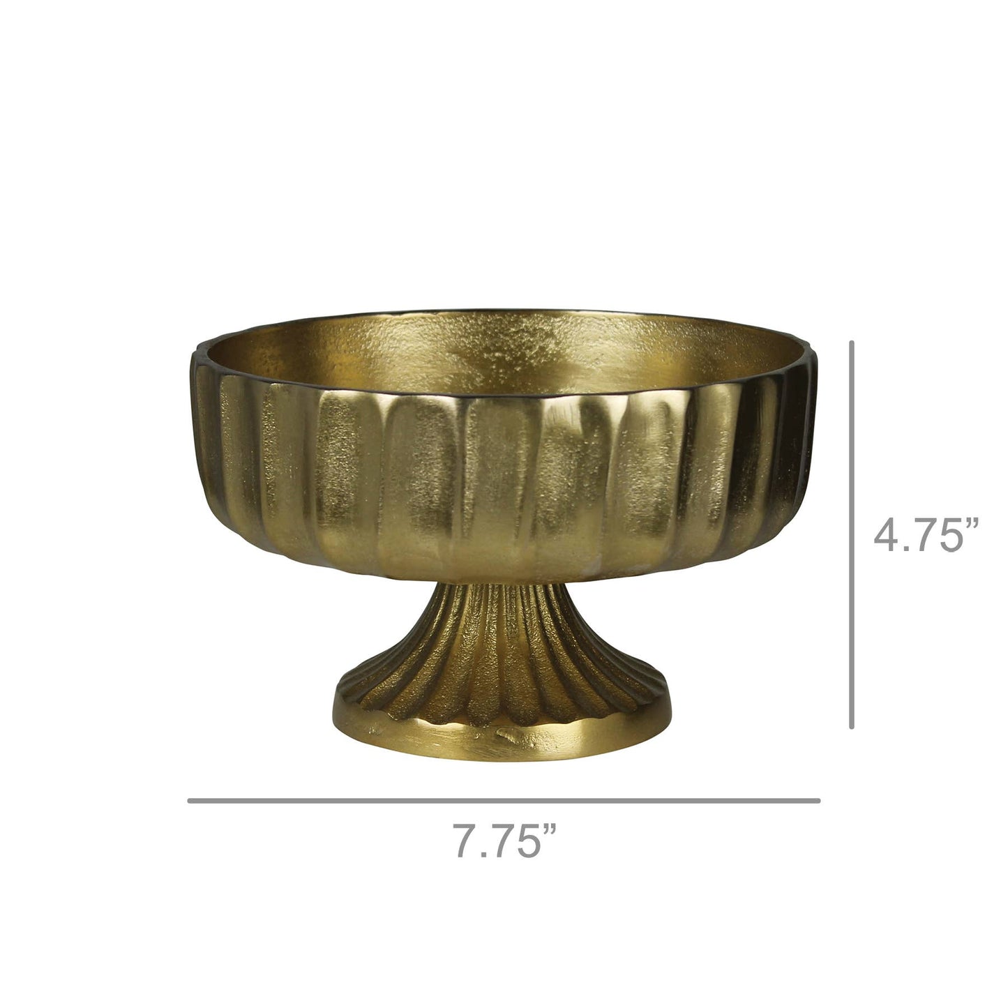 Saxon Compote, Brass - Lrg