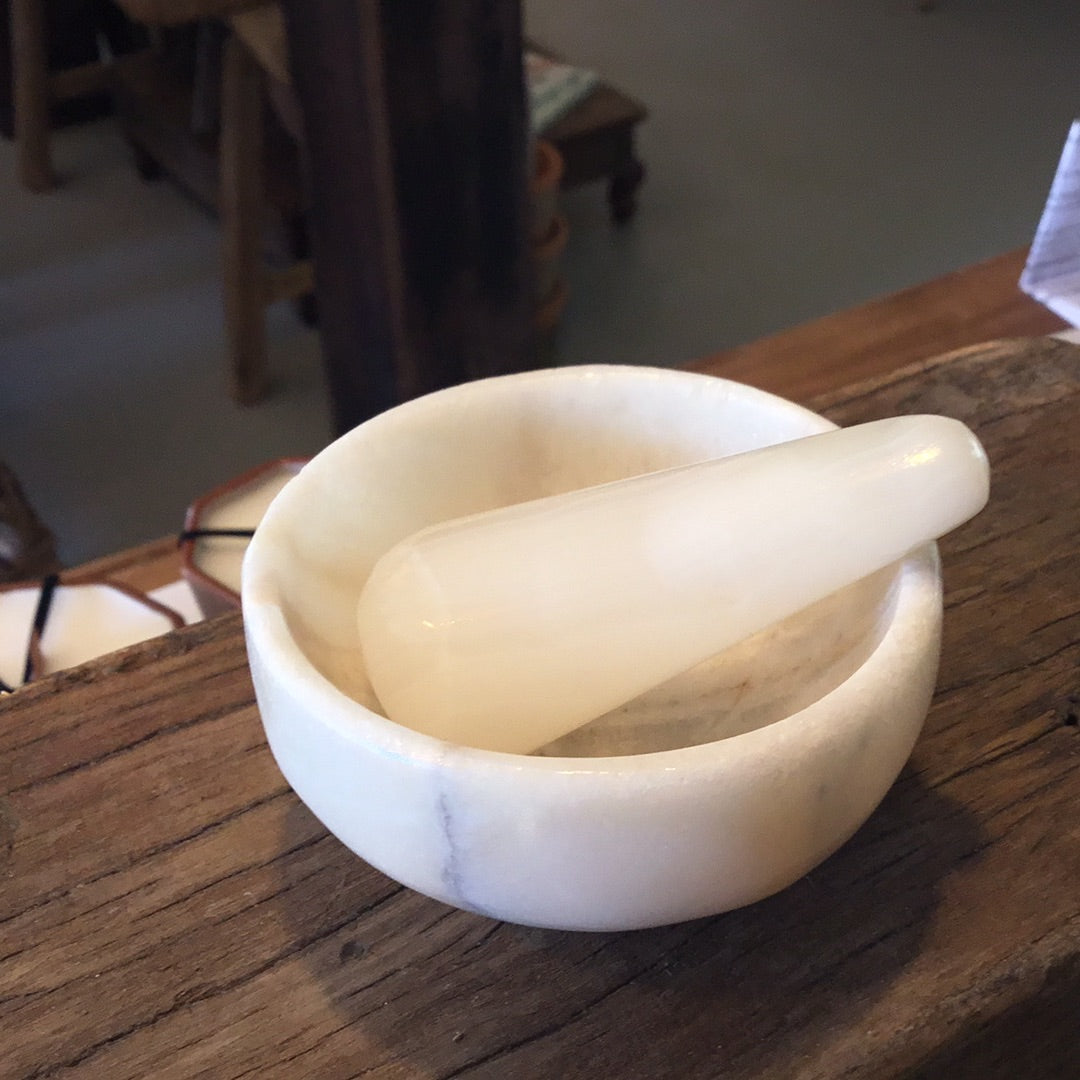 Onyx Bowl and Pestle - Small