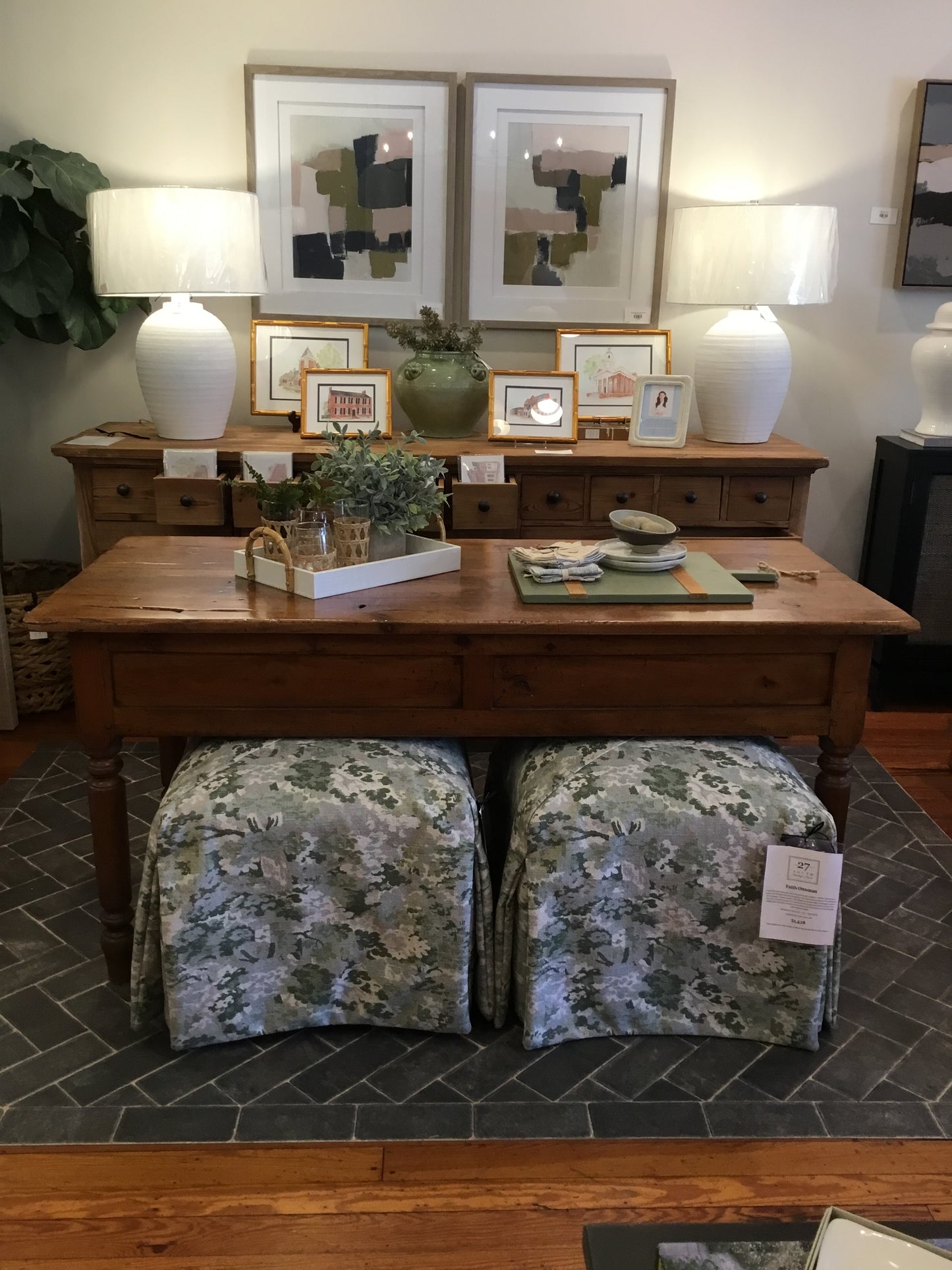 Antique French Console with Keeping Drawers