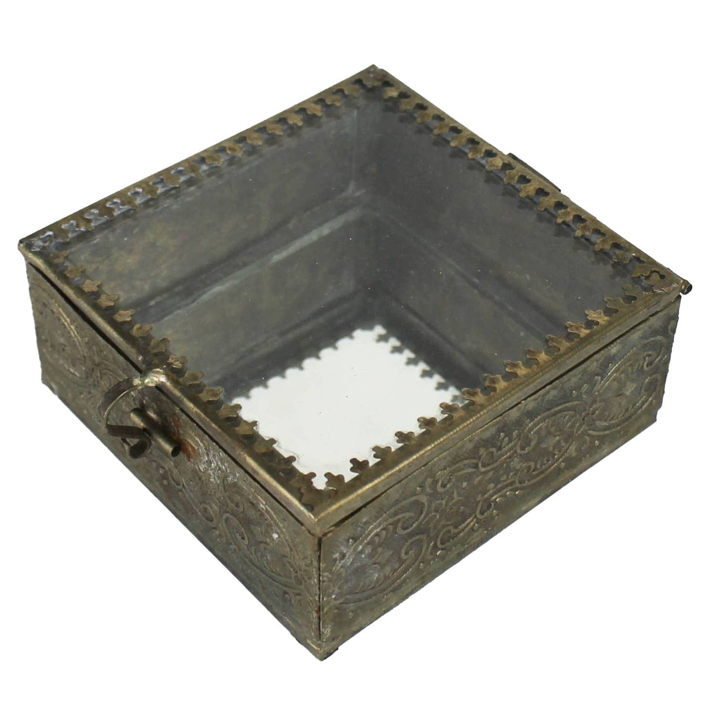 Josephine Mirrored Box - Square, Lrg