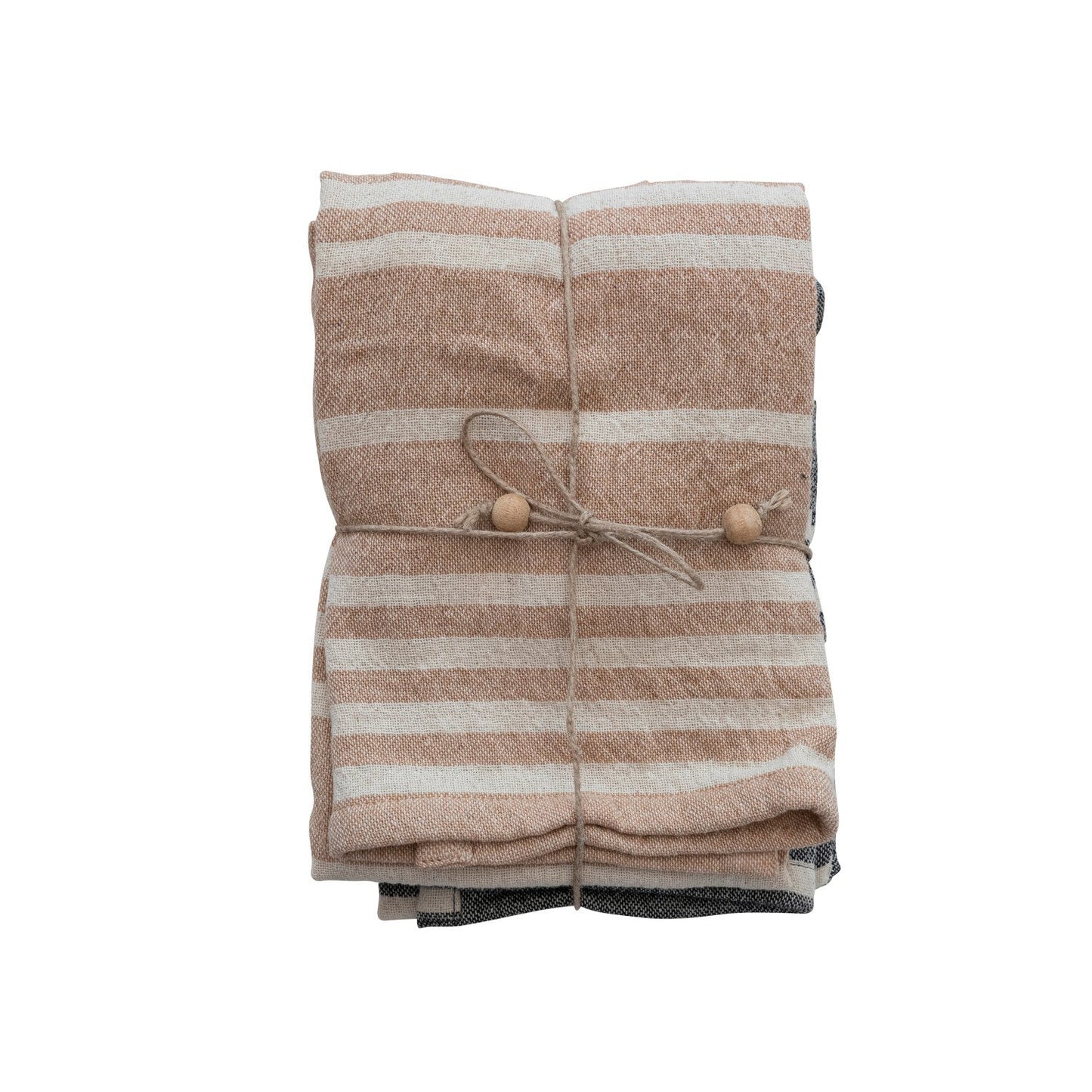 Cotton Double Cloth Striped Tea Towels