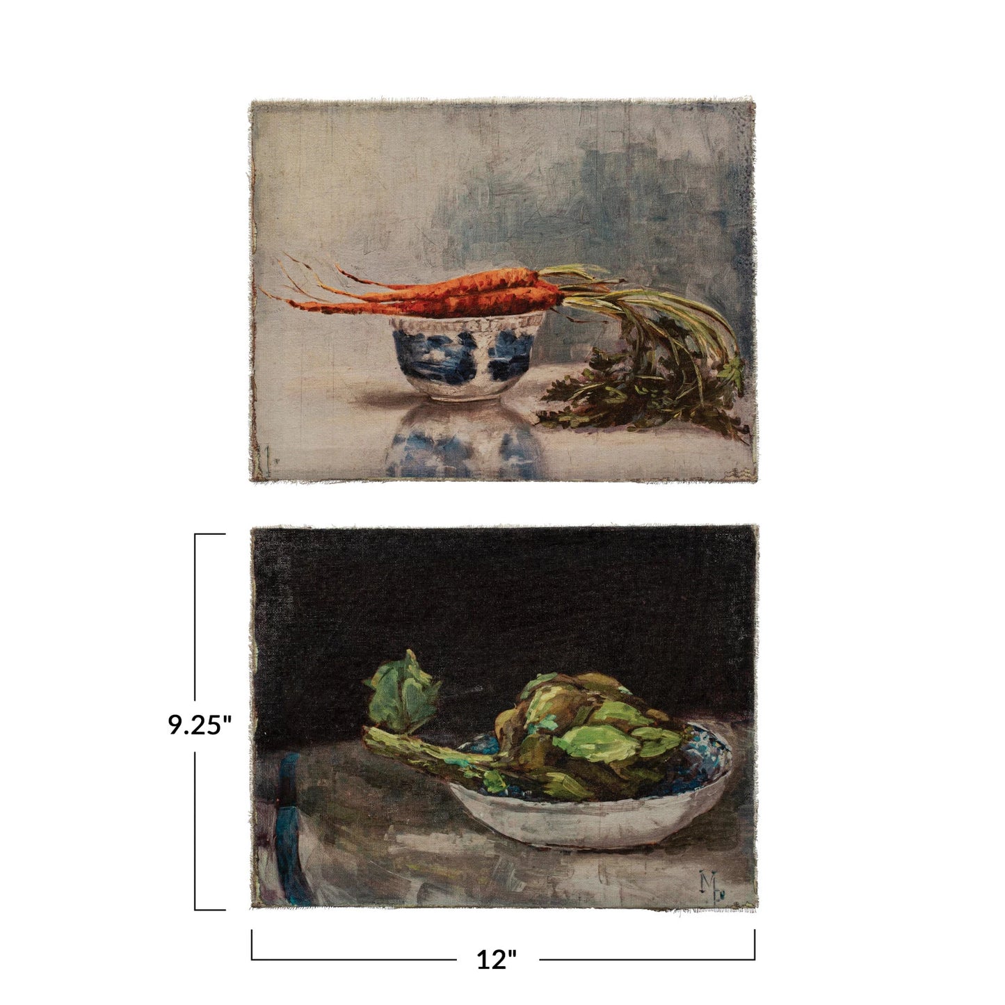 Vegetable Still Life on Canvas