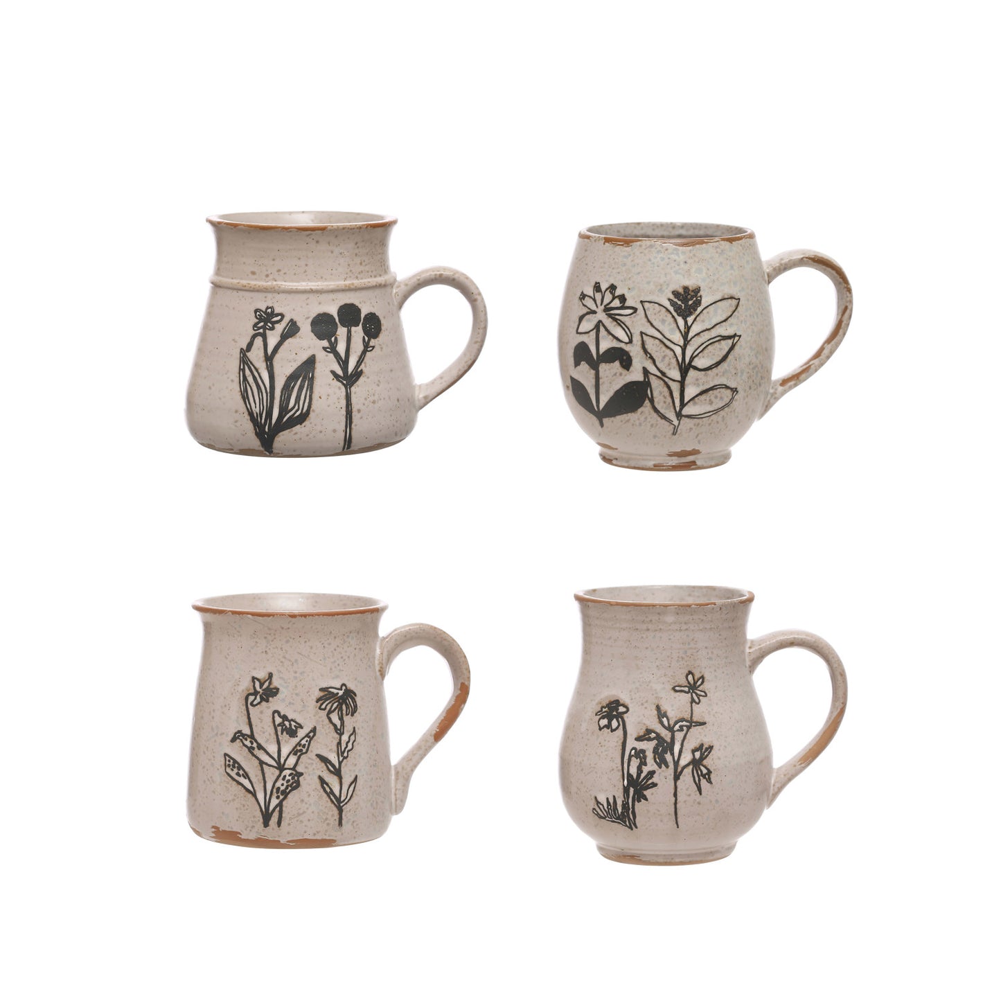 15 oz. Debossed Stoneware Mug