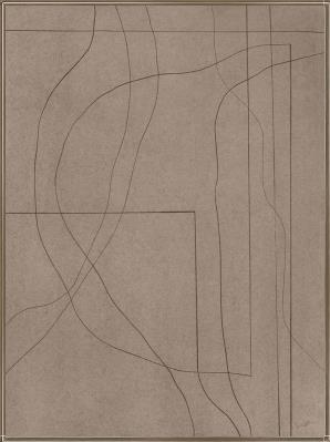 "Movement in Taupe I" 38x51