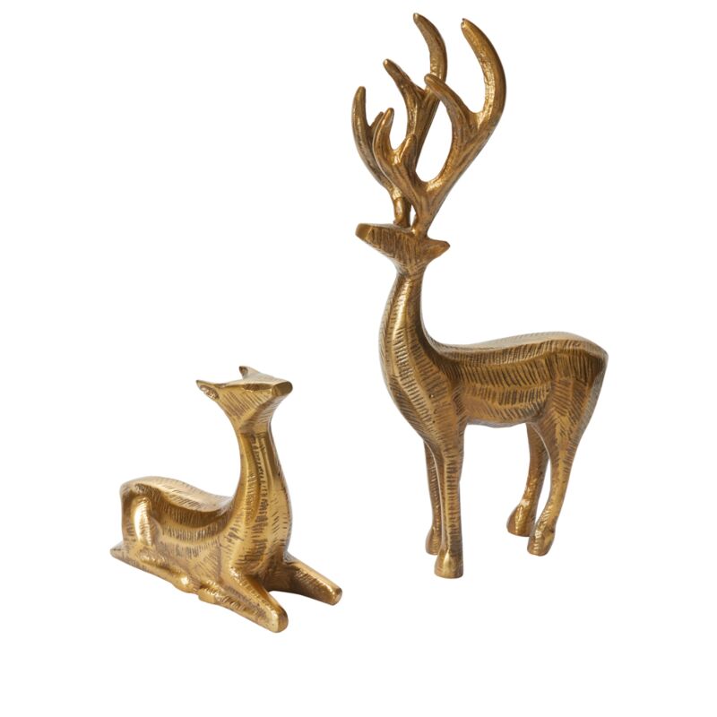 Prancer Reindeer Figurine - 2 Poses