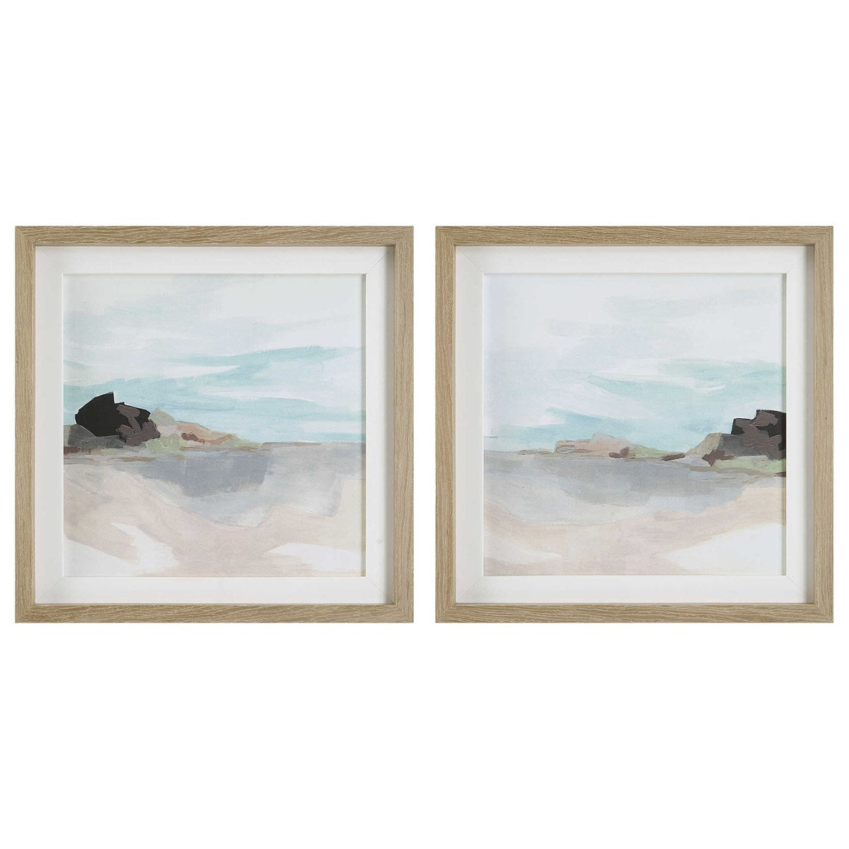 Glacial Coast Framed Print