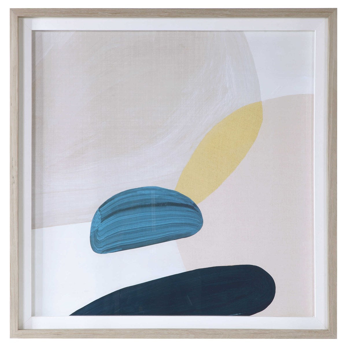 "Pebbles" Framed Print