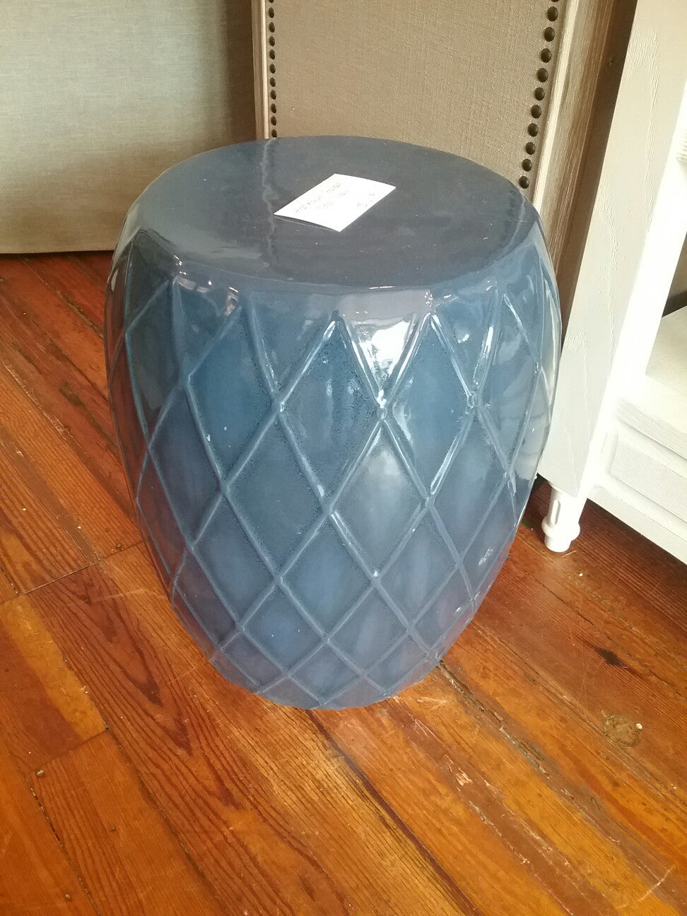 Harlequin Garden Stool - Navy