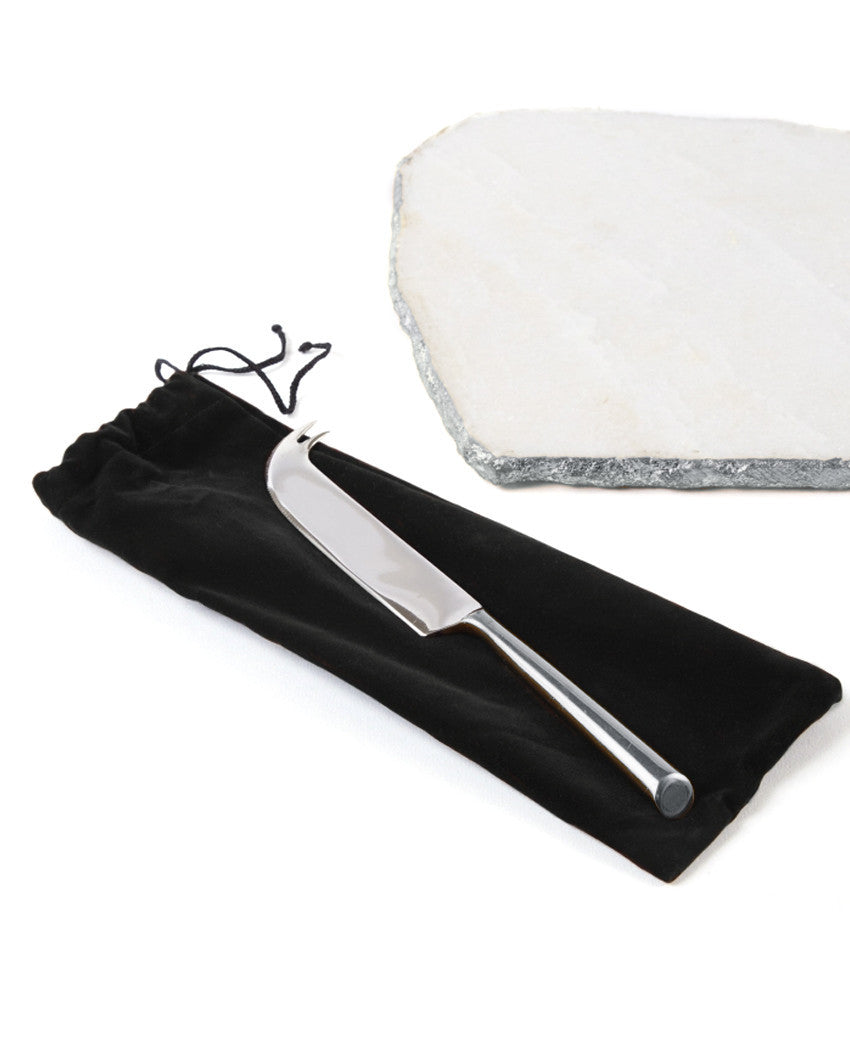 Geo Marble Cheese Board & Knife