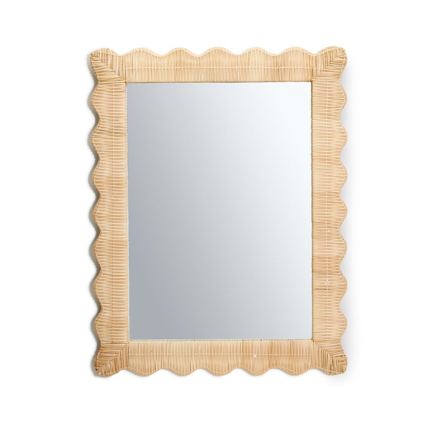 Wicker Weave Mirror