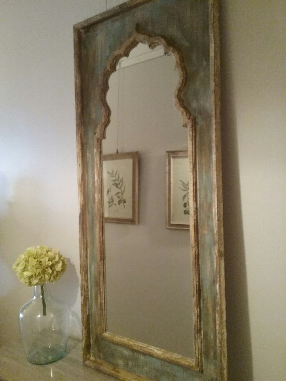 Blue/Gold Foil Mirror