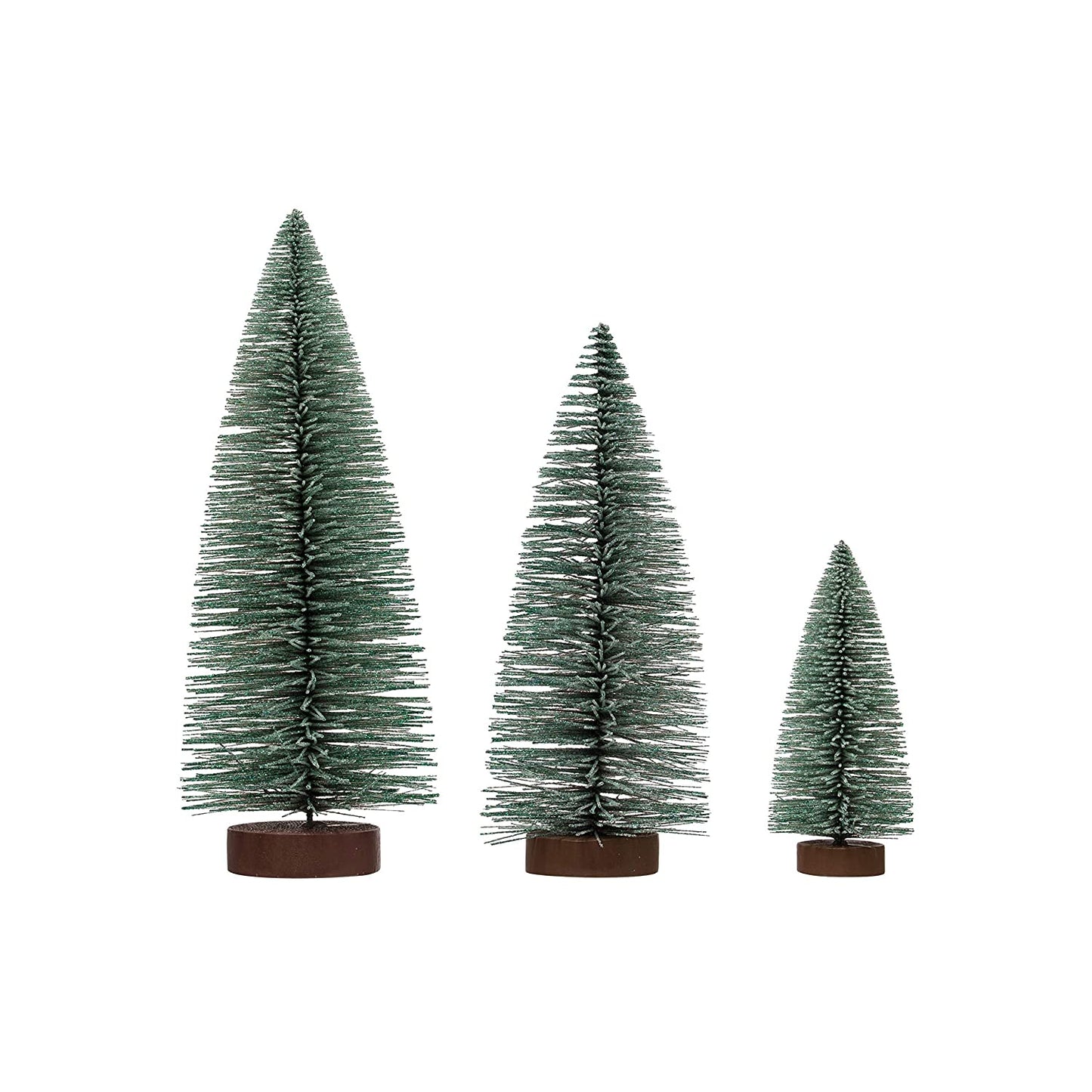 Glitter Brush Tree - green