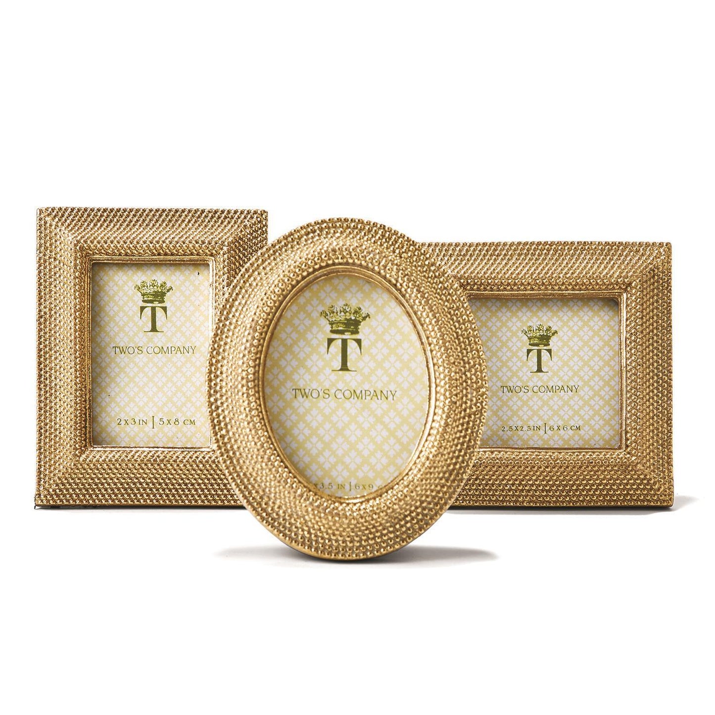 Golden Dots Photo Frame