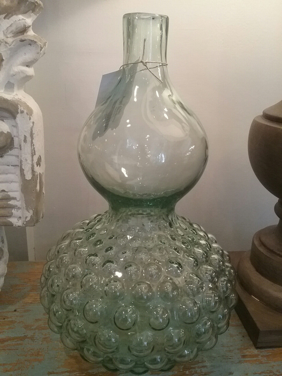 Beaded Glass Bottle-sm