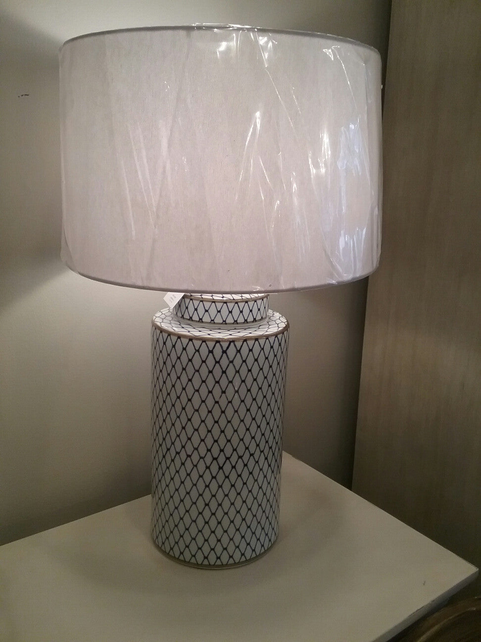Blue Diamond Table Lamp