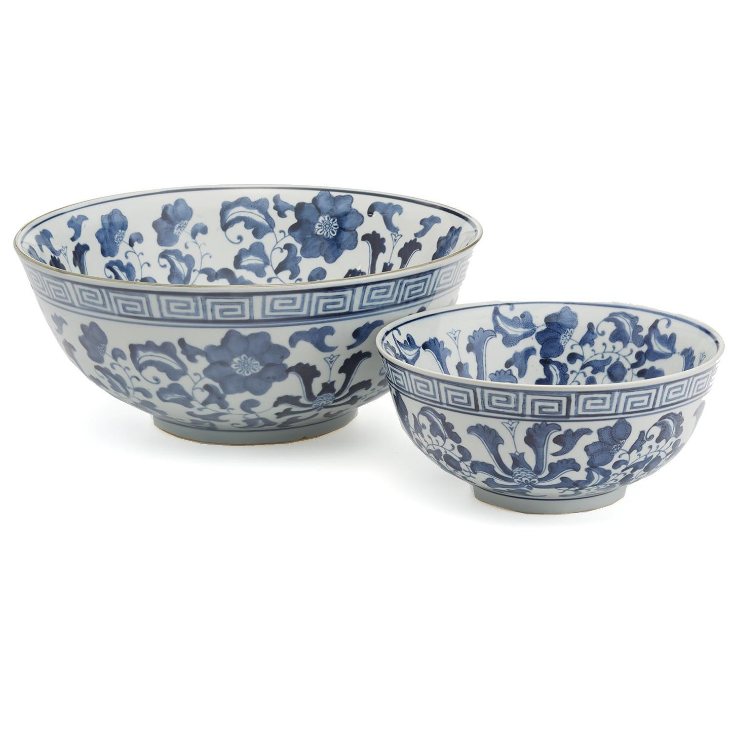 Blue & White Lotus Flower Bowl