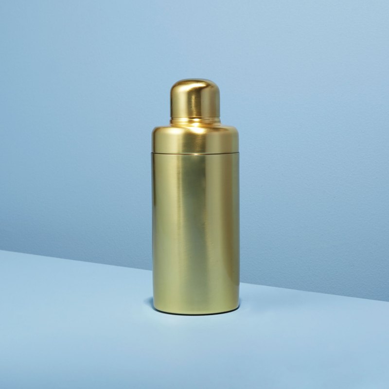 Matte Gold Cocktail Shaker