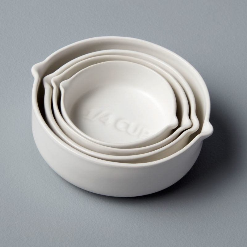 Stoneware Measuring Cups- set/4