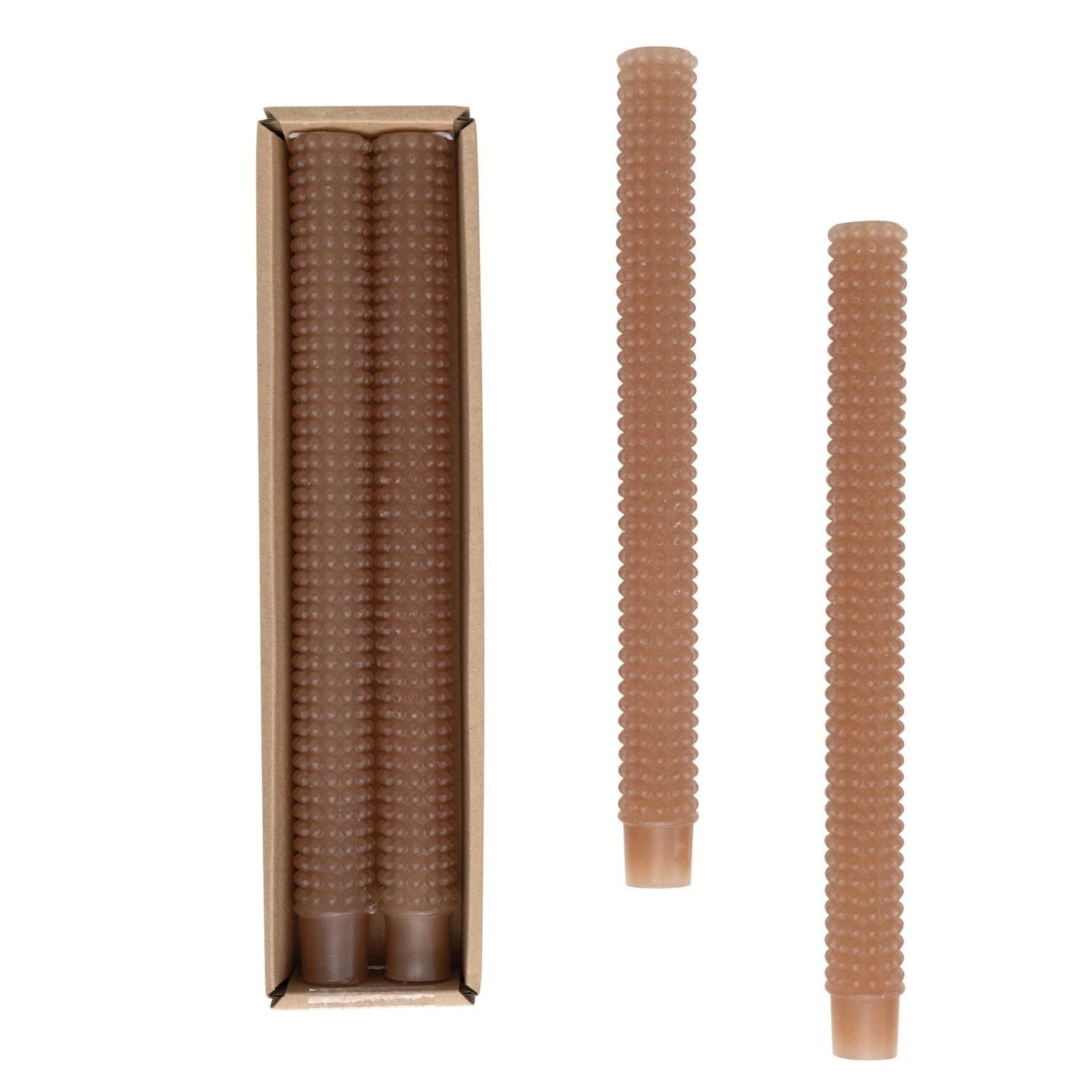 Hobnail Taper Candle