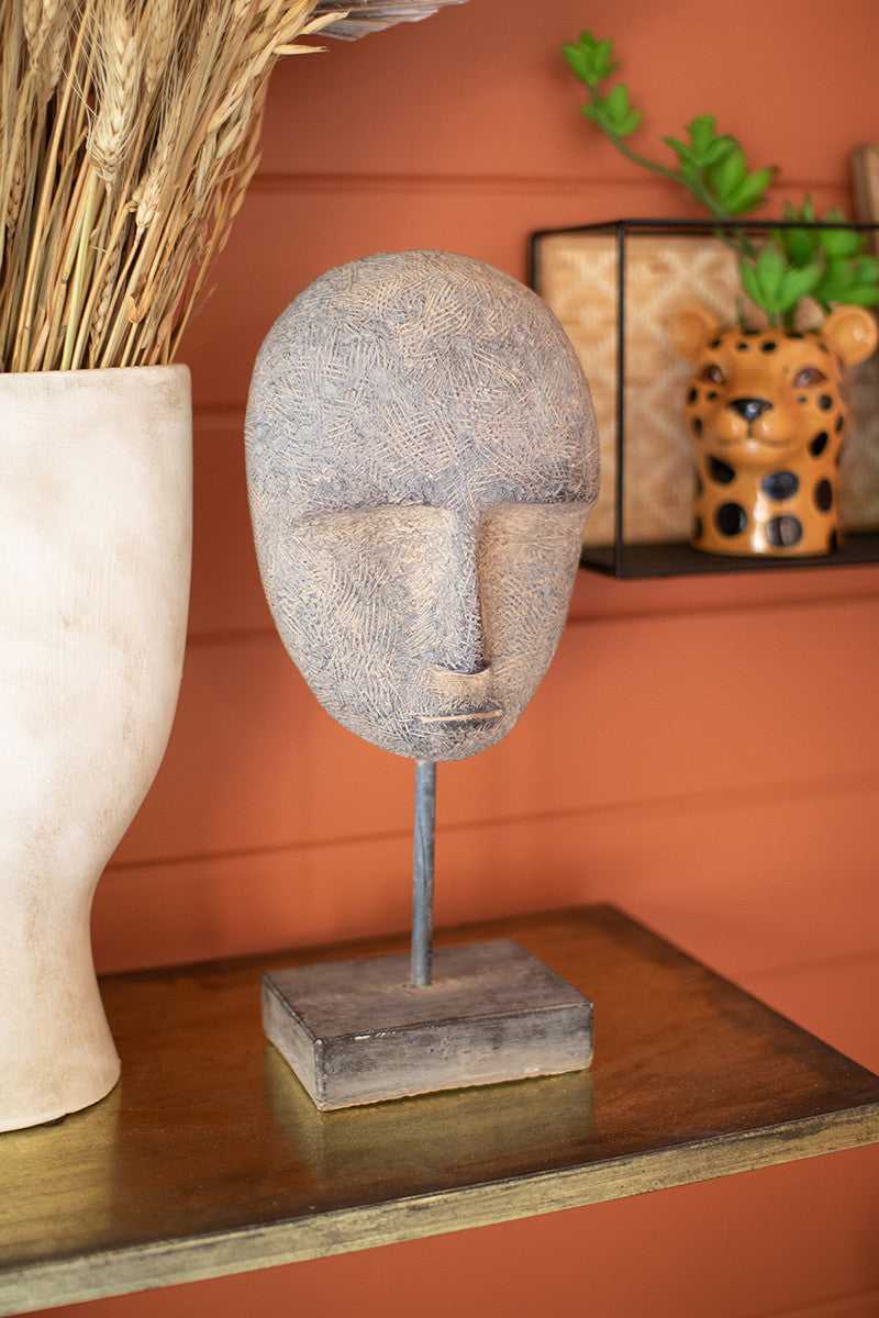 Ceramic Tribal Face