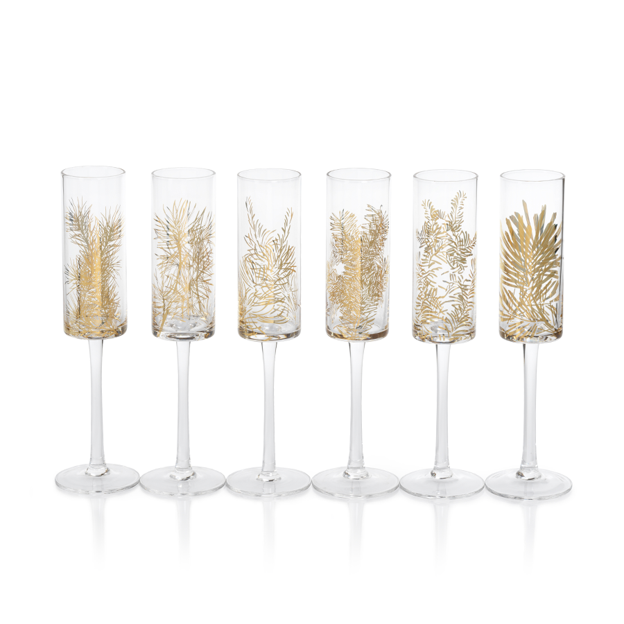 Golden Fir Celebration Flutes