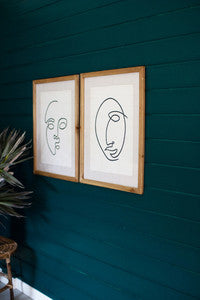Face Print Under Glass
