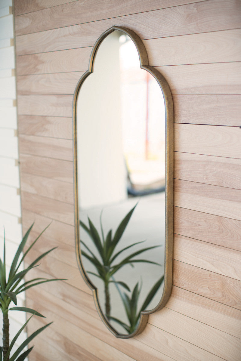 Large Metal Framed Mirror