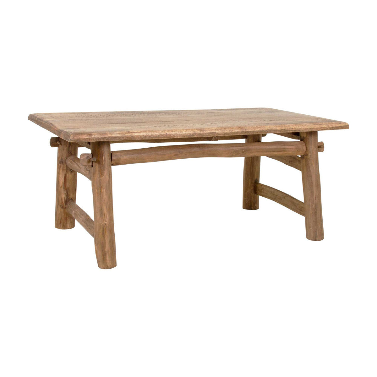 Acacia Rustic 42" Coffee Table