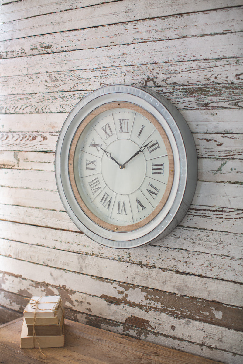 Enamelware Clock