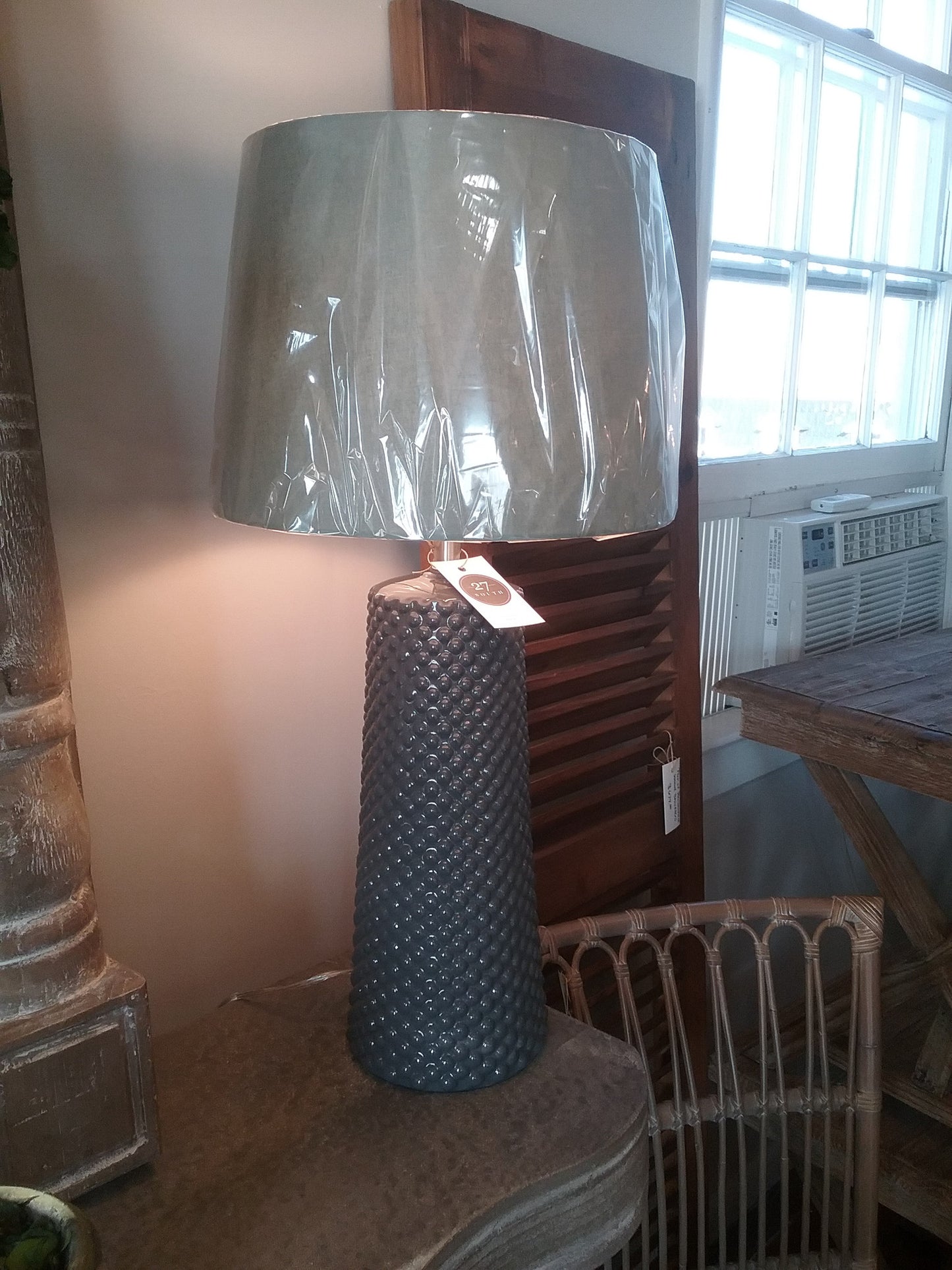 Gray Pebble Lamp