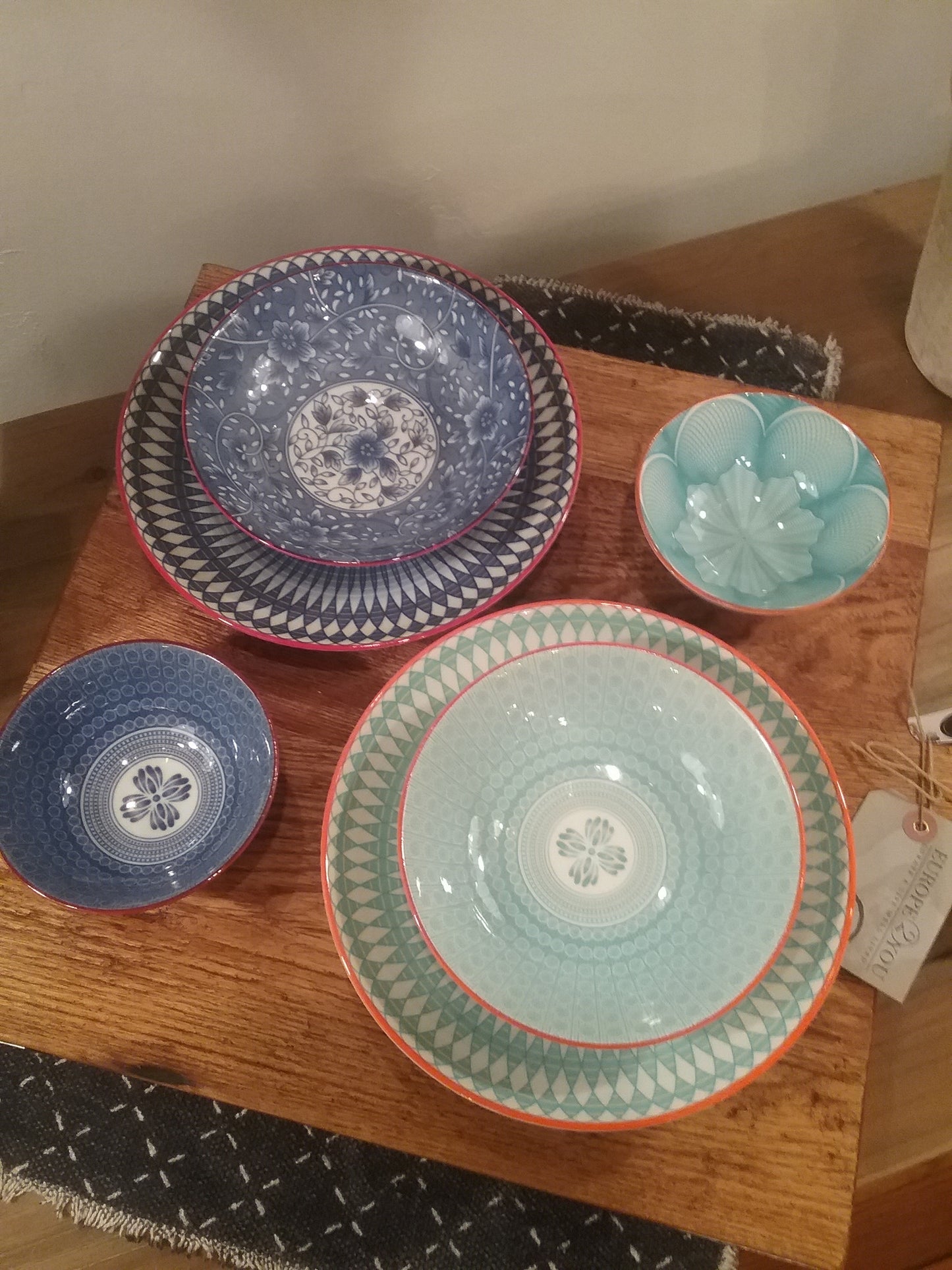 Geometric Ceramic Bowls