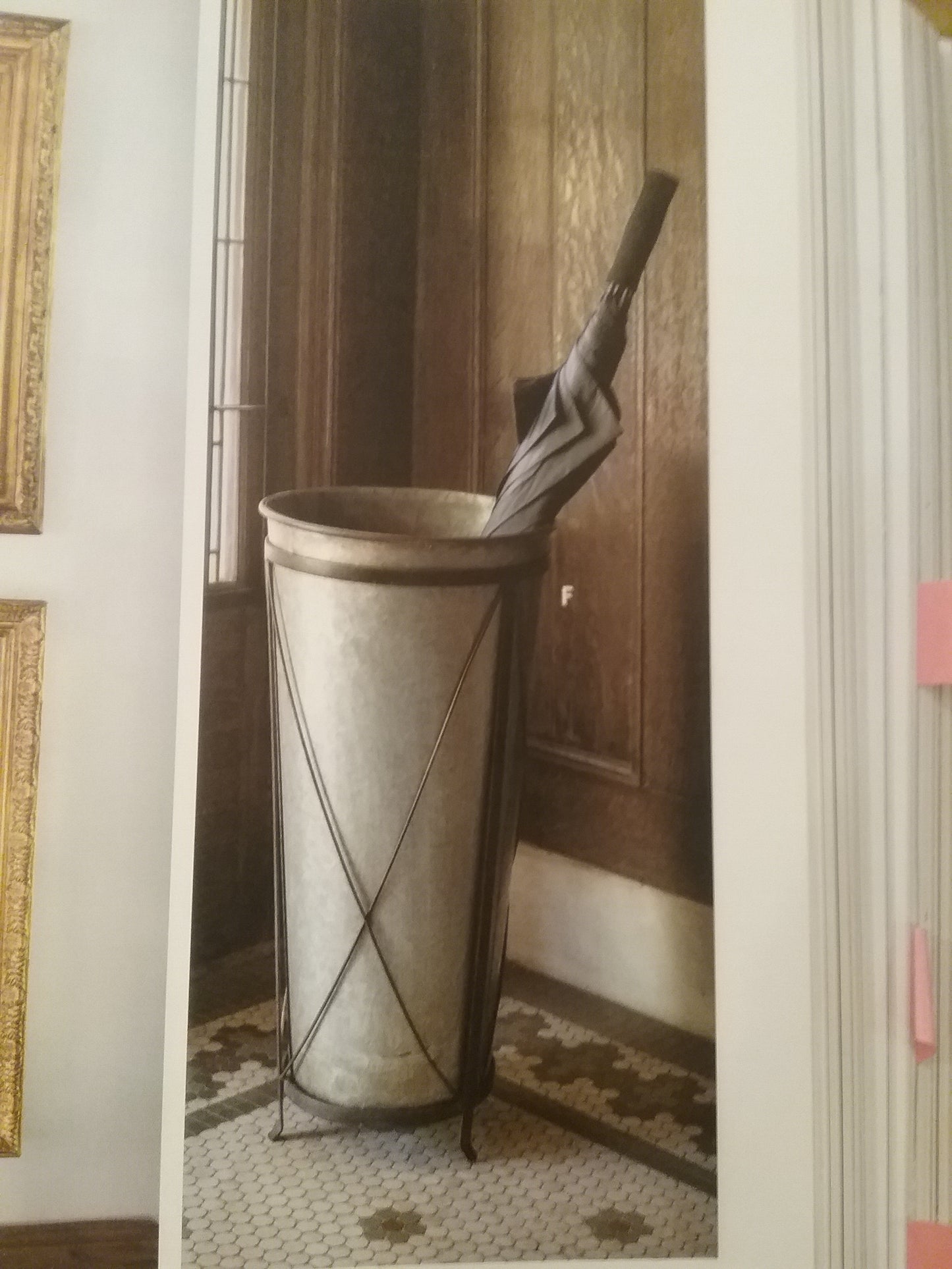 Metal Umbrella Planter