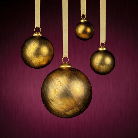 Rustic Metallic Ornament