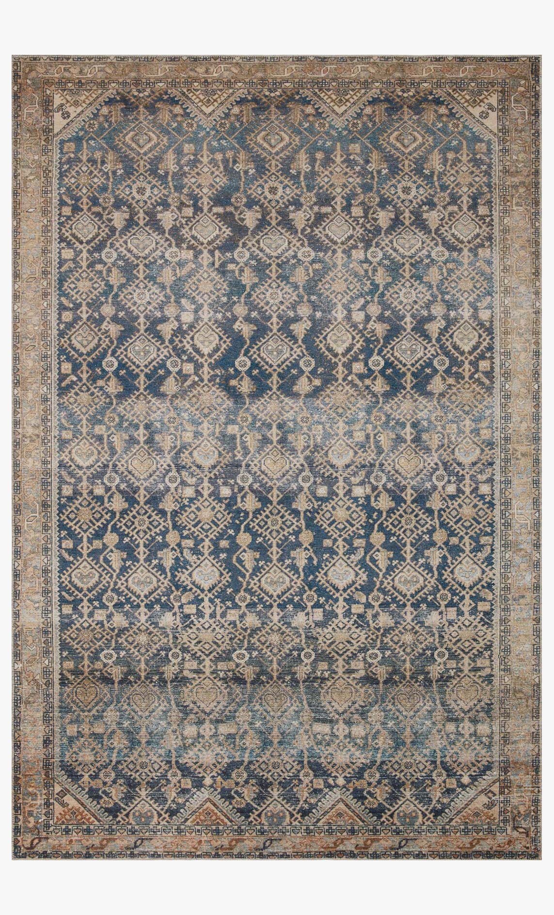 Lenna Rug Collection - MH Indigo/Natural (01)