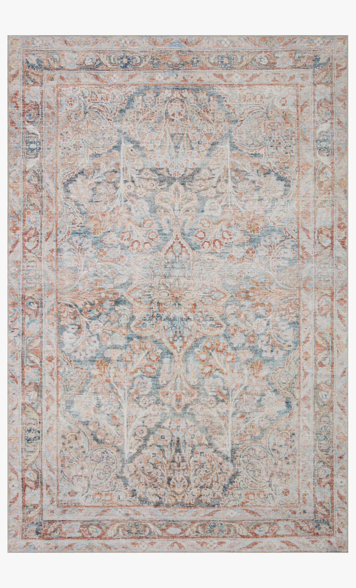 Lenna Rug Collection - MH Ocean/Apricot (02)