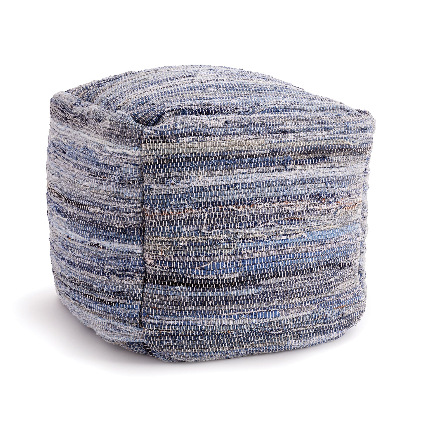 Denim Pouf