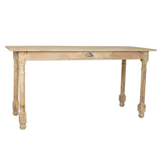 Brock 60" Mango Turned Leg Desk