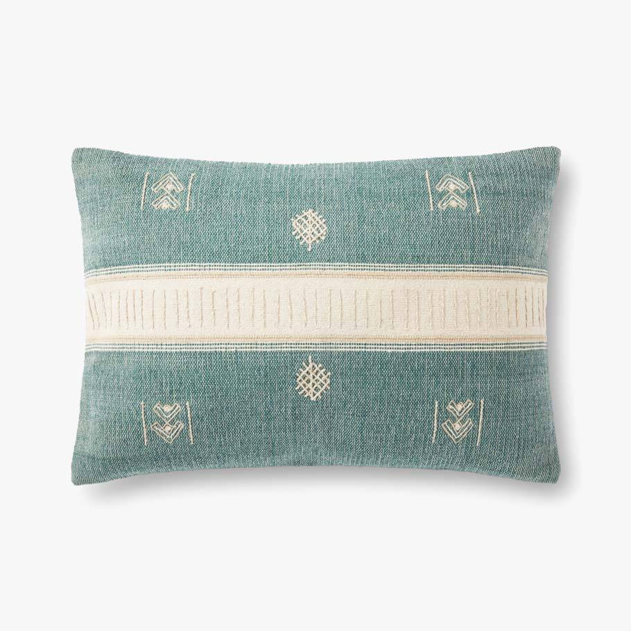 Green/Natural Pillow