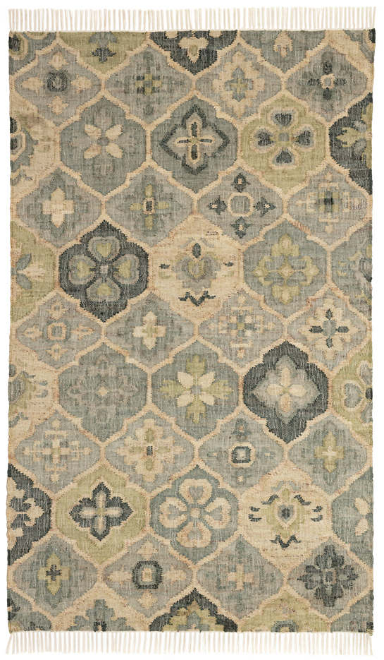 Pali Evergreen Woven Jute Rug - 2.5'x'8'