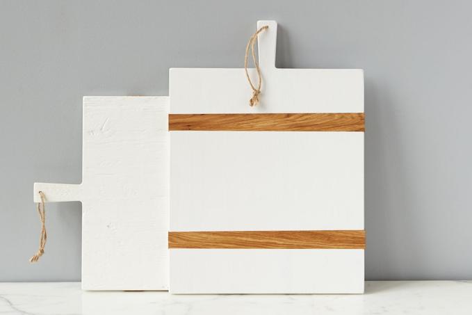 White Rectangle Mod Charcuterie Board