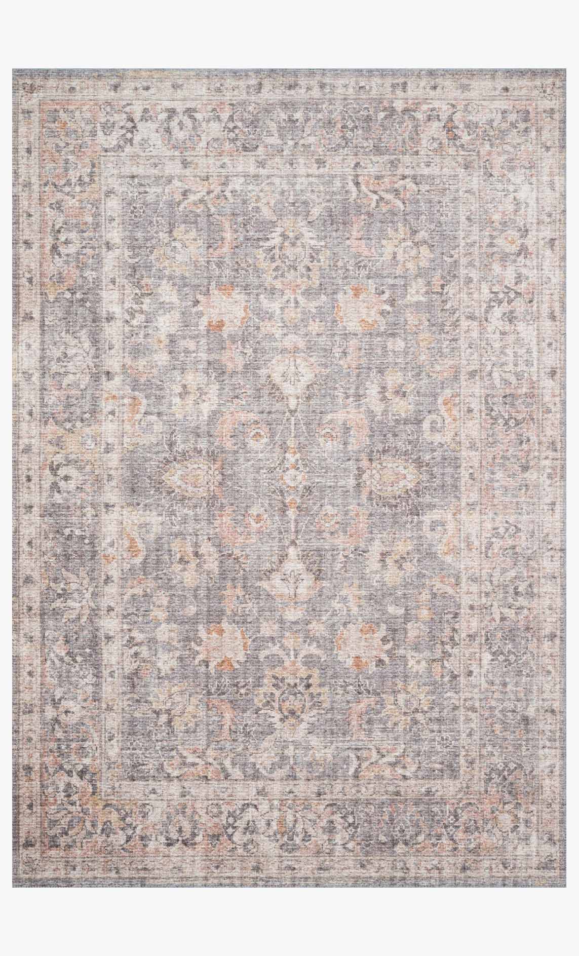 Skye Rug Collection - Grey/Apricot (01)
