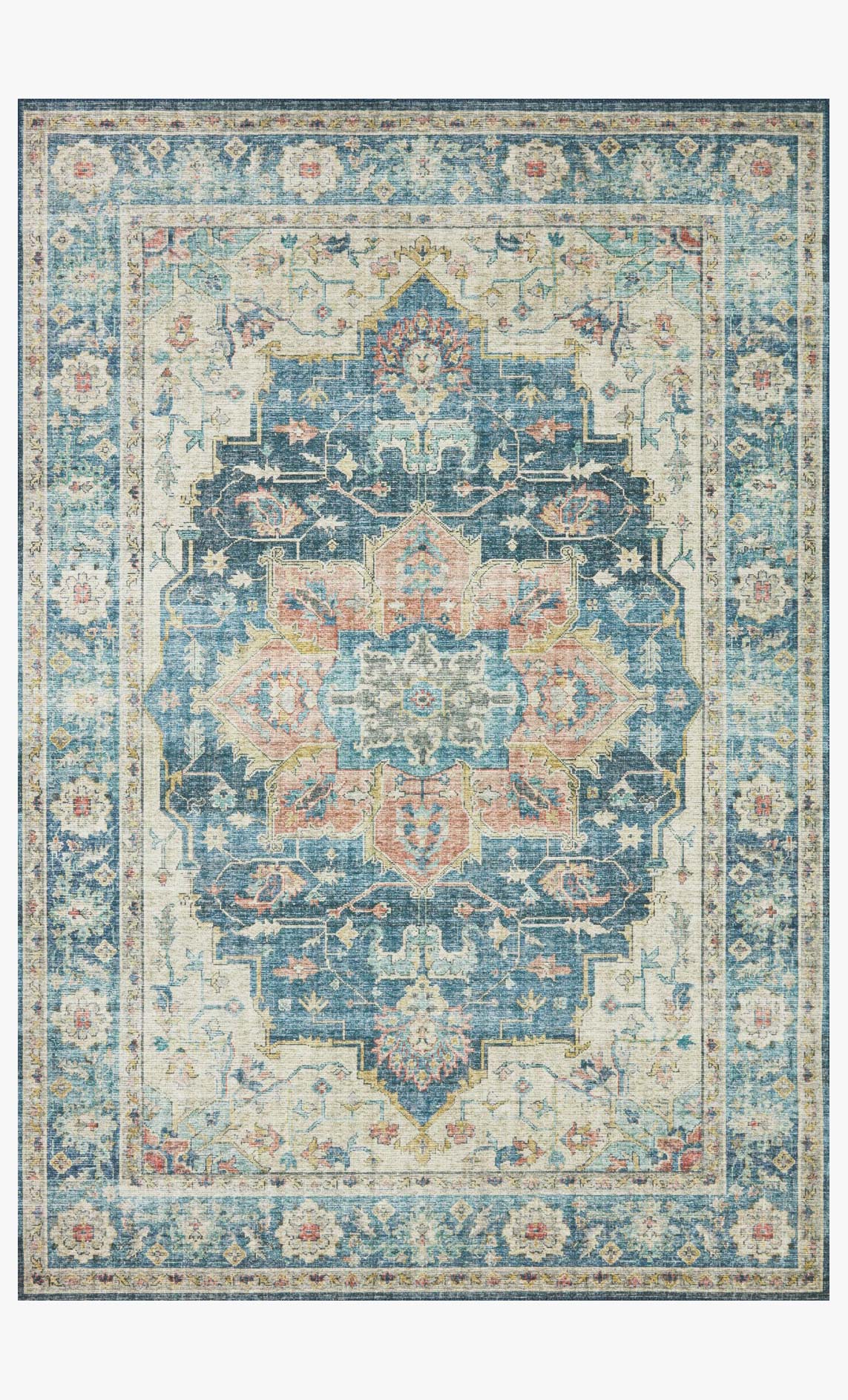 Skye Rug Collection - Ocean/Multi (12)