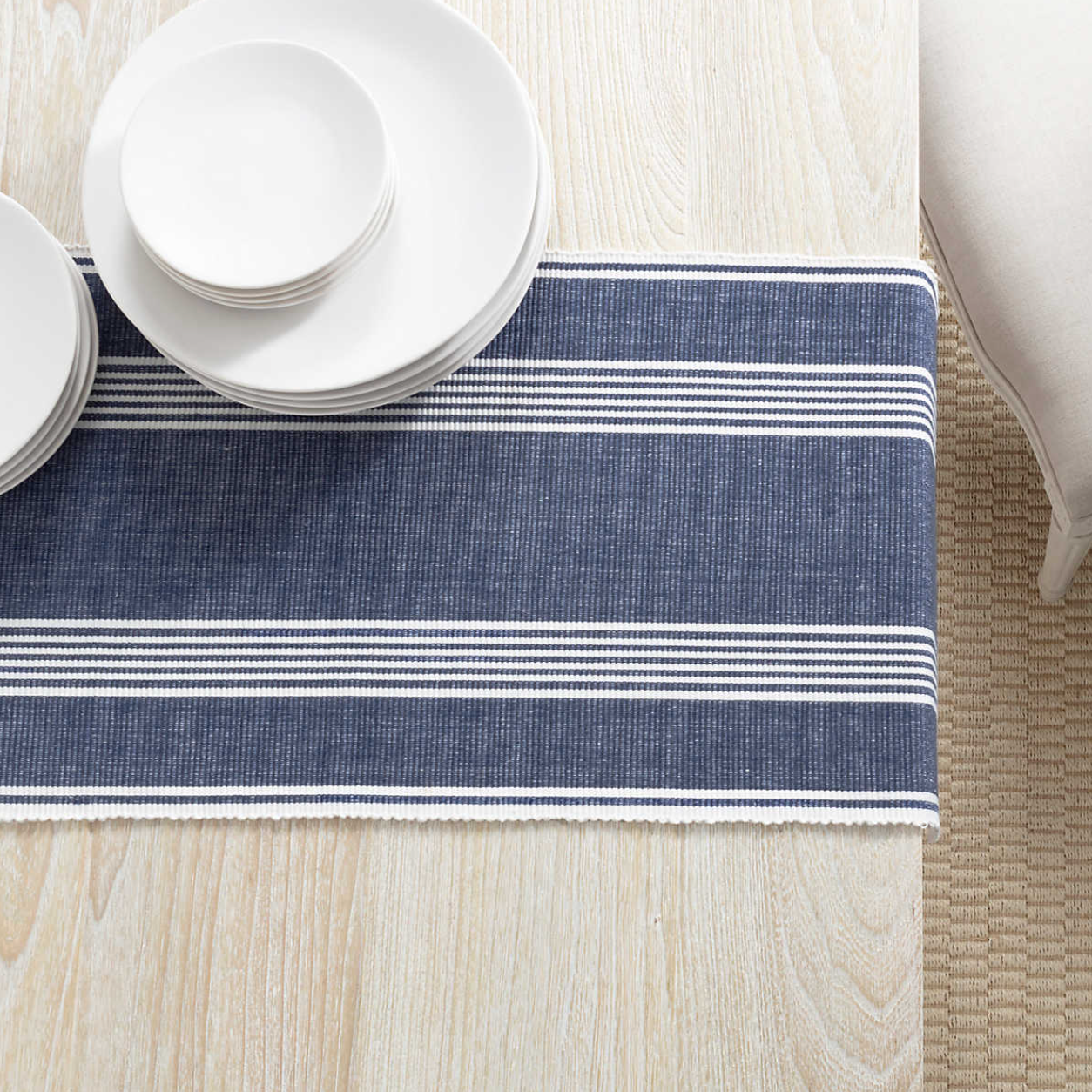Bistro Stripe Table Runner
