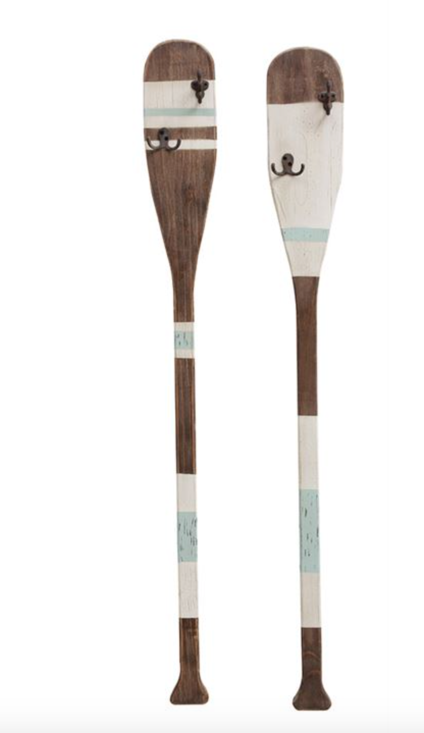 Wood Paddle Wall Decor