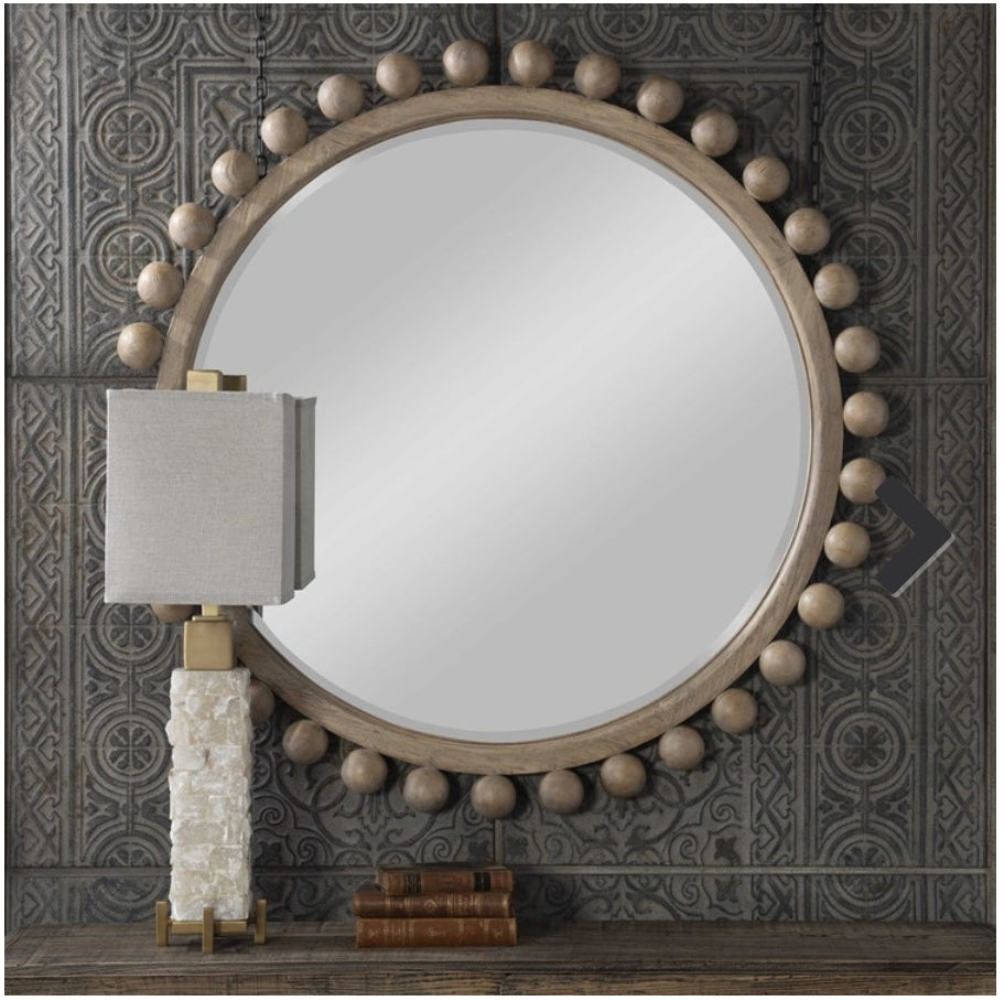Brianza Round Mirror Natural