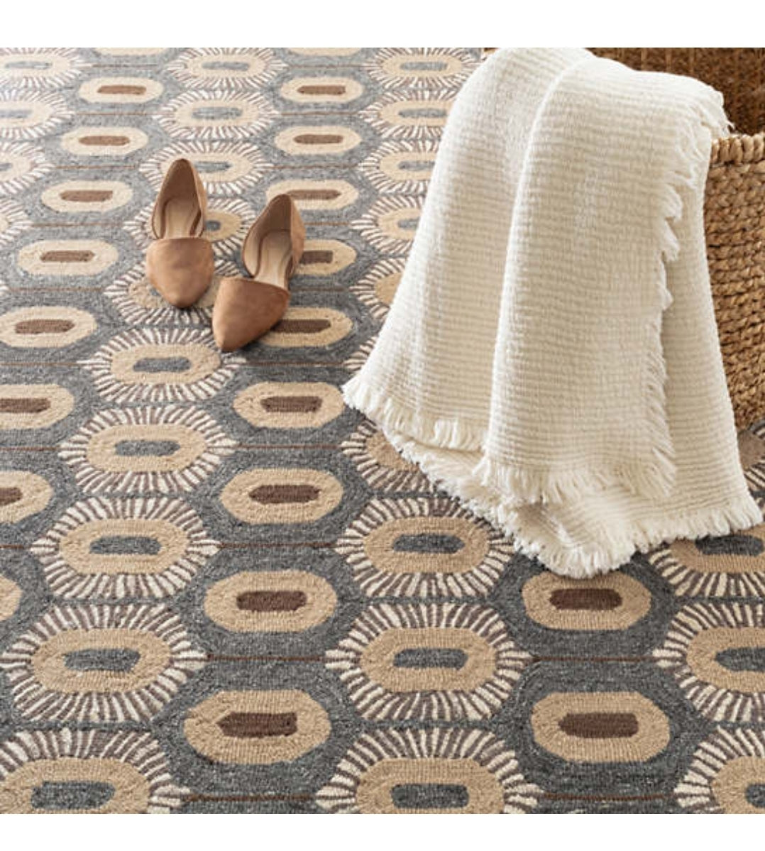 Stowe Micro Hooked Wool Rug - 8'x10'