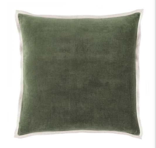 Gehry Velvet/Linen Square Pillow