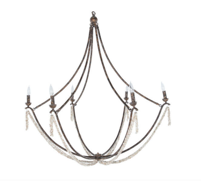 Nakita Chandelier Brown